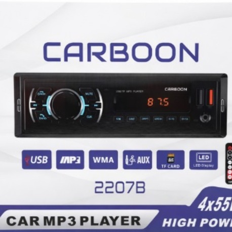 CARBOON 2207B 4x55W USB/AUX/TF DESTEKLİ OTO TEYP