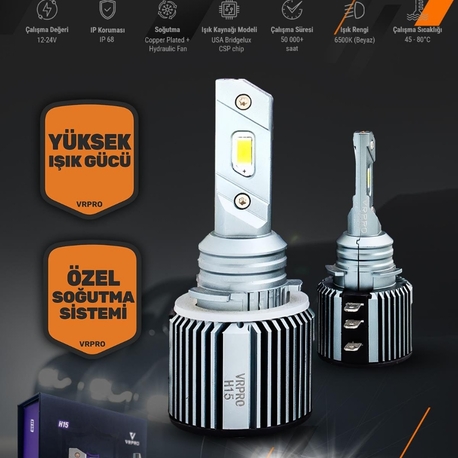 Vrpro H15 Gündüz Ledli Beyaz