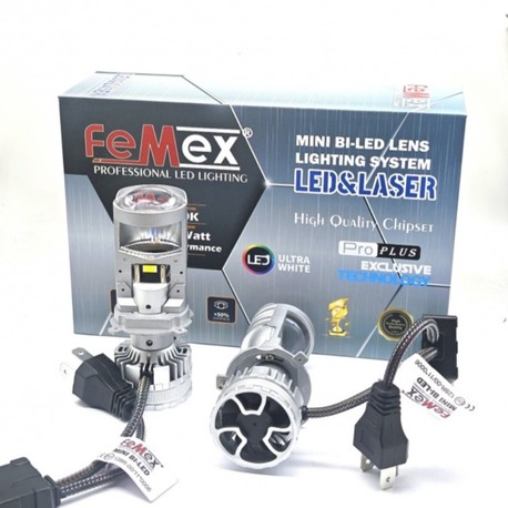 FEMEX Pro EXCLUSIVE Technology CSP Chipset H4 Mini Bi-Led Kendinden Mercekli PerFormans Ürün