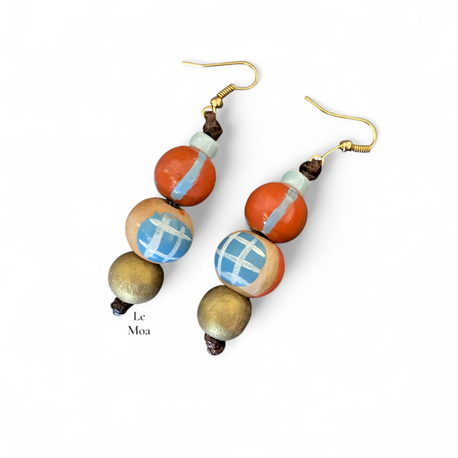 Striped pajama night no1 earring