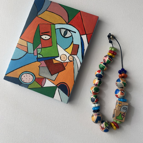 Color souls  necklace and art