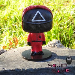 Squid Game Üçgen Yüz Pop Biblo