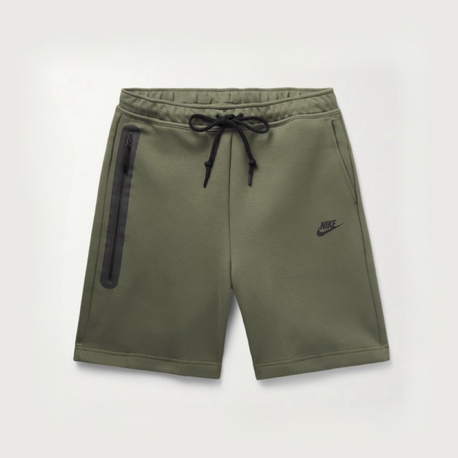 2024 Tech Fleece Şort Haki Yeşil
