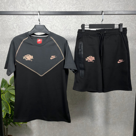 Syna X Tech Fleece Şort T-Shirt Takım
