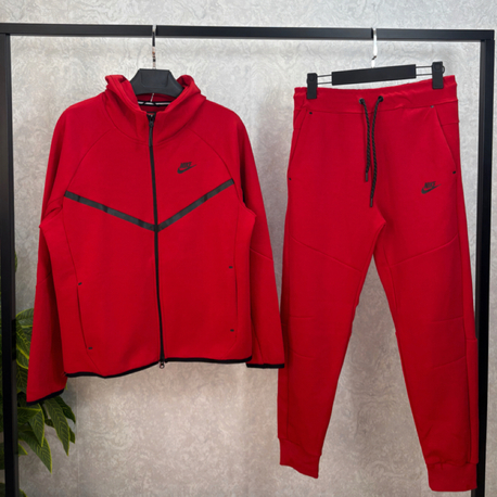 Kırmızı Tech Fleece Eşofman Takımı