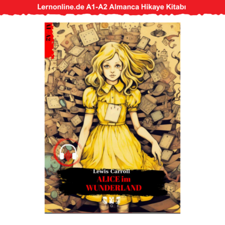 Lernonline.de A1-A2 Almanca Hikaye Kitabı - Alice Im Wunderland 