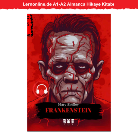 Lernonline.de A1-A2 Almanca Hikaye Kitabı - Frankenstein