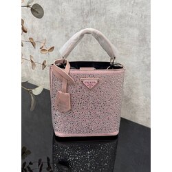 Prada Taşlı Kova Çanta