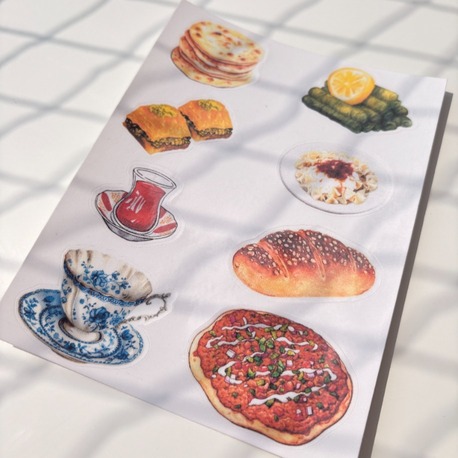 Türk Lezzetleri Sticker Seti