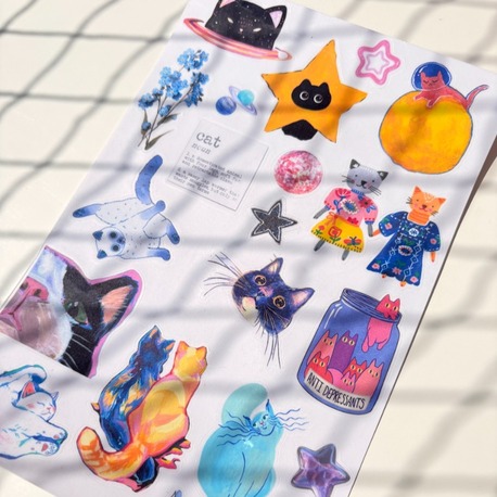 Kedi Sticker Seti