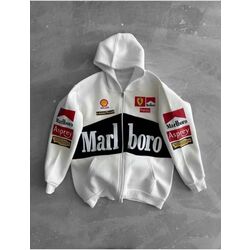 Marlboro Baskılı Unisex Hırka 