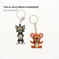 Tom ve Jerry Silikon Anahtarlık