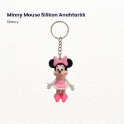 Minny Mouse Silikon Anahtarlık