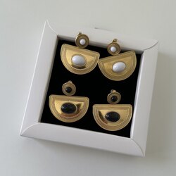 Camellia Küpe / Çelik