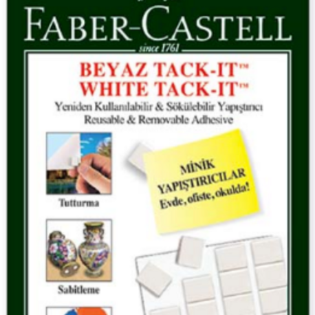 FABER TACK-İT BEYAZ YAPIŞTIRICI 50 GR  ( 2 Adet ! )