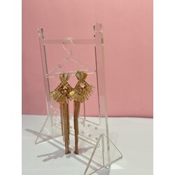 Stone earrings