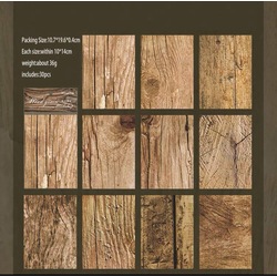 Wood Dekor Kağıdı Seti