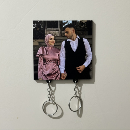 Kişiye özel Askılı Anahtarlık Seti