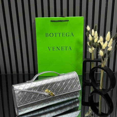 Bottega  Veneta andiamo clutch El ve omuz çantası 