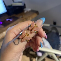 Somon glitter yüzük