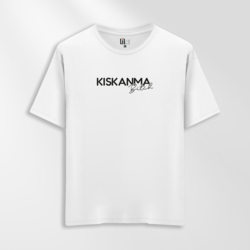 Unisex Oversize Kıskanma Bitıh Tasarımlı T-Shirt