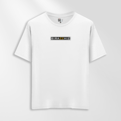 Unisex Oversize Biraz Hız Tasarımlı T-Shirt