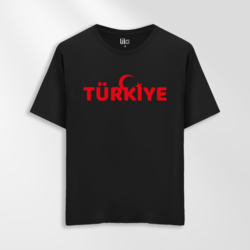 Unisex Oversize Türkiye Tasarımlı T-Shirt