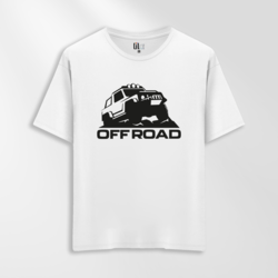 Unisex Oversize Offroad Tasarımlı T-Shirt