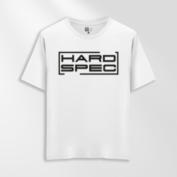 Unisex Oversize Hard Spec Tasarımlı T-Shirt