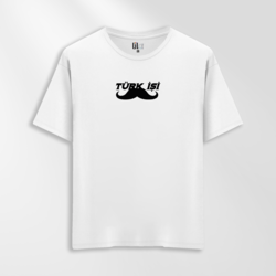 Erkek Oversize Türk İşi Tasarımlı T-Shirt