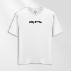 Unisex Oversize Daily Driven Tasarımlı T-Shirt