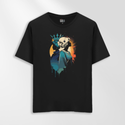 Unisex Oversize Kraliçe Tasarımlı T-Shirt 