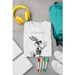 Unisex Regular Bugs Bunny Tasarımlı T-Shirt