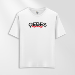 Unisex Oversize Gebeş Kaplumbağa Tasarımlı T-Shirt