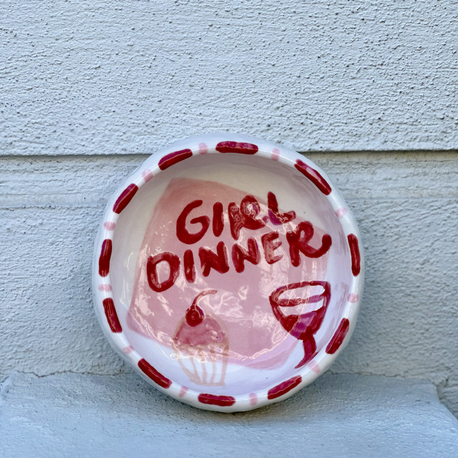 girl dinner bowl