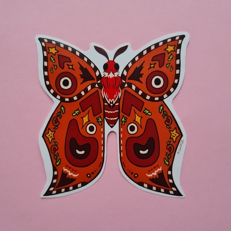 kelebek sticker