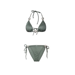 Lil Basic İncili Bikini Haki