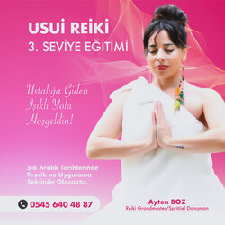 USUİ REIKI 3. SEVİYE /USTALIK EĞİTİMİ