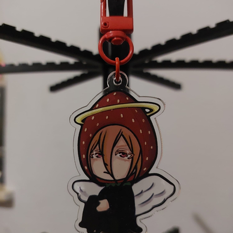 Chainsawman Angel anahtarlık