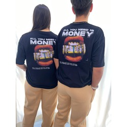 Money Baskılı Tshirt