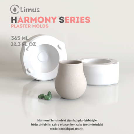 HS-002 HARMONİ SERİSİ KUPA ALÇI KALIBI 