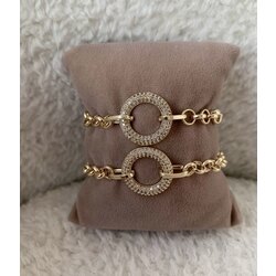 ZİRKON HALKA CHARM BİLEKLİK