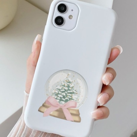 Blush Snow Globe Case ✨