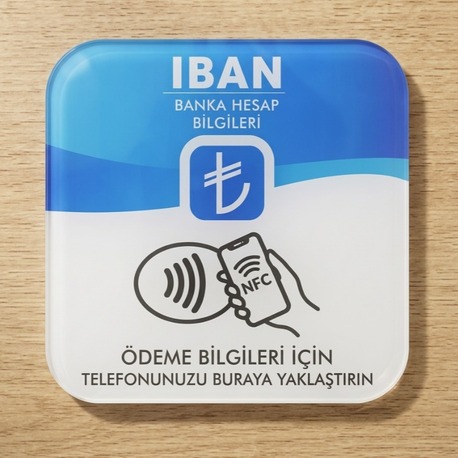 NFC IBAN Paylaşım Kartı