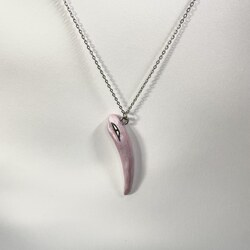 pembe küçük yılan kolye
