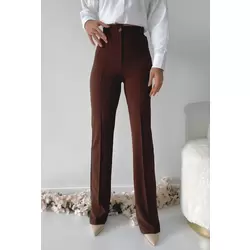 Önü cumalı ithal krep pantolon