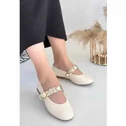 Atnis Bej Cilt Babet Ayakkabı