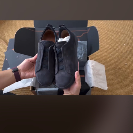 Zegna Süet Sneaker