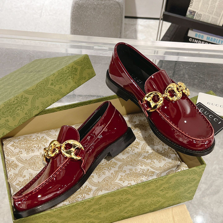 Gucci Rugan Zincir Detaylı Loafer Premium Signature Edition Ayakkabı