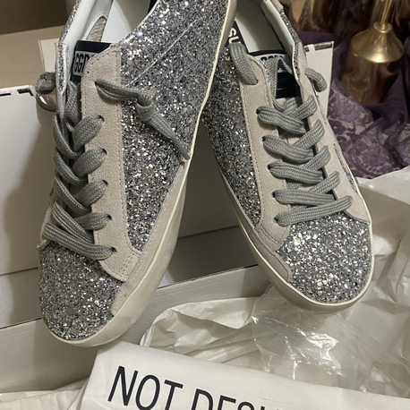 Simli Yıldız Detaylı Sneaker